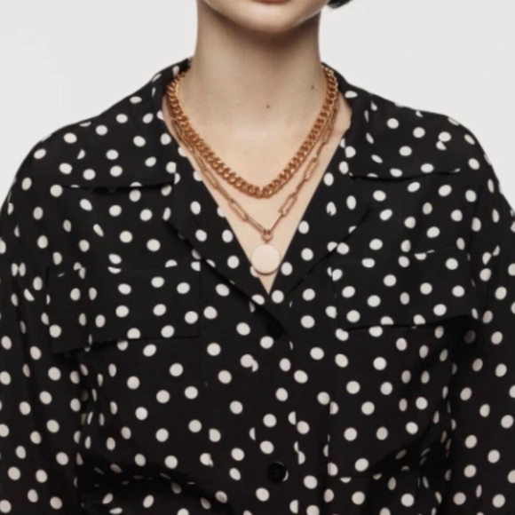 ZARA Black V-Neck Jumpsuit - Size XS - New Without Tags 🖤 - Picture 5 of 16